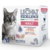 LECHAT EXCELLENCE ADULT govedina/losos multi pakiranje 12x100g vrečka