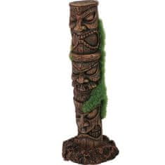 Zolux Dekoracija akvarija z mahom poraščeno TOTEM 1 z živimi mahovimi semeni 5,2 x 4,6 x 13,1cm