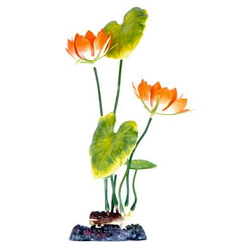 PENN PLAX Umetna rastlina 25, 4 cm Water Lily (White) L