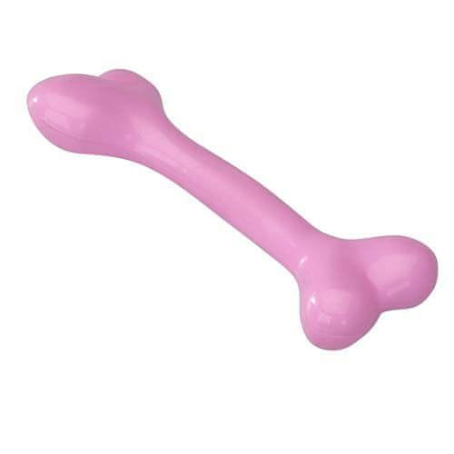 EBI Rubber Bone 15cm Small Strawberry z vonjem jagode