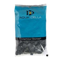 EBI AQUA DELLA AQUARIUM GRAVEL PEBBLES črna 2kg akvarijski kamenčki