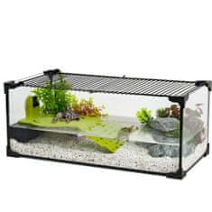 Zolux Aquaterrarium 50x25x20 cm za vodne želve