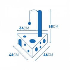 Duvo+ Strgalo za mačke Felix 46x46x68cm
