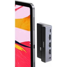 Ugreen USB pretvornik, USB-C na 2xUSB 3.0, HDMI, 3.5mm, PD, črn (70688)