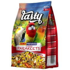 Kiki TASTY Large Parakeets 1kg luksuzna hrana za papige