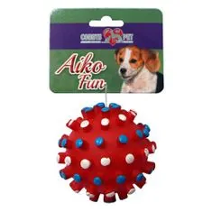 COBBYS PET AIKO FUN Trnasta žoga 8,5cm gumijasta igrača za pse