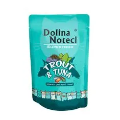 DOLINA NOTECI SUPERHRANA 85g postrv in tuna za mačke 80% meso