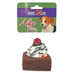 COBBYS PET AIKO FUN Penast piškot 7,6cm gumijasta igrača za pse