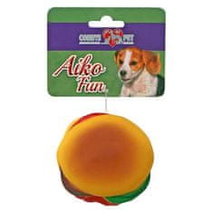 COBBYS PET AIKO FUN Hamburger 8cm gumijasta igrača za pse