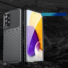 slomart thunder case upogljiv oklepni ovitek za samsung galaxy a73 črn