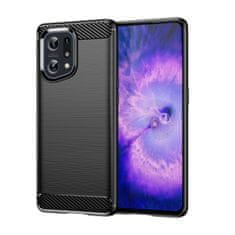 slomart carbon case upogljiva torbica oppo find x5 črna