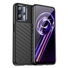 slomart thunder case upogljiv oklepni ovitek realme 9 pro črn