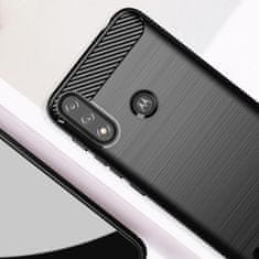 HURTEL CARBON CASE UPOGLJIV OVITEK ZA MOTOROLA MOTO E7 POWER ČRN