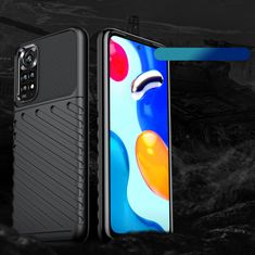 slomart thunder case fleksibilen oklepni ovitek za xiaomi redmi note 11s / note 11 črn