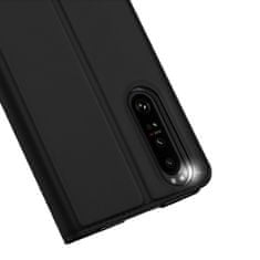 slomart dux ducis skin pro holster cover flip cover za sony xperia 1 iv črn