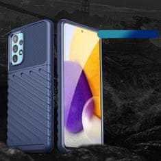 slomart thunder case upogljiv oklepni ovitek za samsung galaxy a73 moder