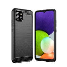 slomart carbon case fleksibilna torbica za samsung a03s eu (166.5) črna