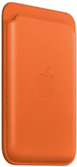 Apple iPhone denarnica, usnjena, z MagSafe, Orange (MPPY3ZM/A)