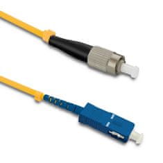 Qoltec qoltec patchcord optično vlakno fc/upc - sc/upc | singlemode | 9/125 | g652d | simplex | 0,5 m