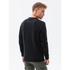 OMBRE Moški pulover CYRUS črn MDN119960 XL