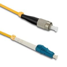 Qoltec qoltec patchcord optično vlakno fc/upc - lc/upc | singlemode | 9/125 | g652d | simplex | 5m