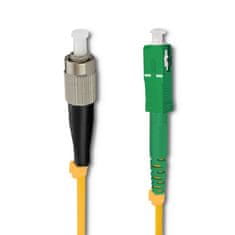 Qoltec qoltec patchcord optično vlakno fc/upc - sc/apc | singlemode | 9/125 | g652d | simplex | 15m