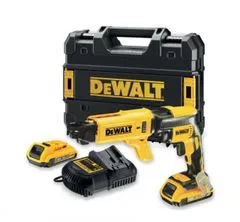 DeWalt Vijačnik za mavčne plošče 18V 30Nm 2 X 5,0Ah Li-Ion brezkrtačni Tstak +Dcf6201