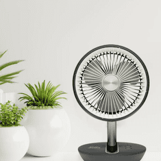 Solis Charge & Go Grey prenosni ventilator