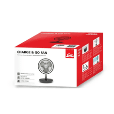 Solis Charge & Go Grey prenosni ventilator