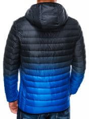 OMBRE Moška zimska prešita jakna Avalanche temno modra M