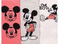 Disney 3x Ženske nogavice Mickey Mouse DISNEY OEKO-TEX 