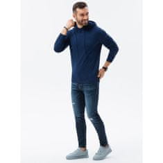 OMBRE Moški pulover COLBY temno modra MDN119993 XXL