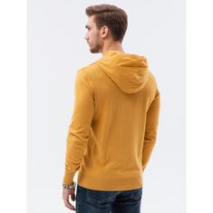OMBRE Moški pulover COLBY gorčica MDN119994 XL