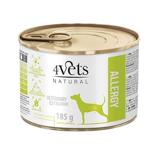 4VETS Natural Veterinary Exclusive ALLERGY 185 g