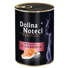 DOLINA NOTECI PREMIUM 400g bogata z lososom za mačke