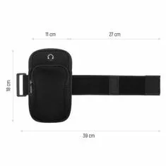 MG Running Armband tekaški etui za telefon, oranžna