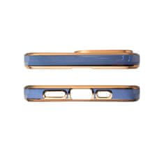 slomart etui lighting color za samsung galaxy a73 5g gold frame gel cover blue