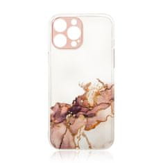 slomart ovitek marble za iphone 12 pro max gel cover marmorno rjav