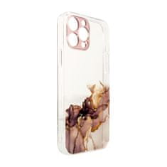 slomart ovitek marble za iphone 12 pro max gel cover marmorno rjav