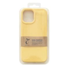 slomart eco case case za iphone 13 silikonski ovitek phone cover yellow