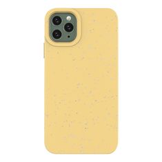 slomart Eco Case ohišje za iPhone 11 Pro Max silikonsko ohišje za telefon rumeno