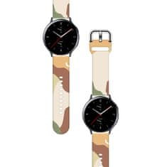 slomart pas moro pas za samsung galaxy watch 42 mm, zapestnica s kamuflažnim silikonskim paščkom (16)