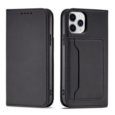 slomart ovitek z magnetno kartico za iphone 12 pro max pouch card wallet držalo za kartico črn