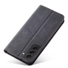 slomart magnet fancy case case za samsung galaxy s22 + (s22 plus) pouch wallet card holder črna