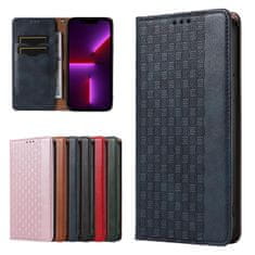 slomart ovitek z magnetnim paščkom za iphone 12 pro max pouch wallet + mini obesek z vrvico, moder