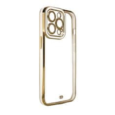 slomart modni ovitek za samsung galaxy a13 5g gold frame gel cover bel