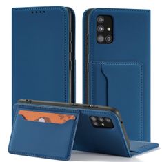 slomart magnet card case case za xiaomi redmi note 11 torbica card wallet card holder blue