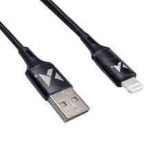 slomart wozinsky kabel usb - lightning 2.4a 1m bela (wuc-l1w)