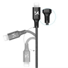 slomart wozinsky kabel usb - lightning 2.4a 2m črn (wuc-l2b)