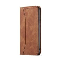 slomart magnet fancy case for samsung galaxy a53 5g card wallet case card holder brown